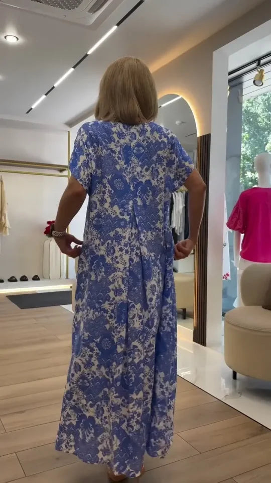 Nauja patogi ir madinga mėlyna suknelė