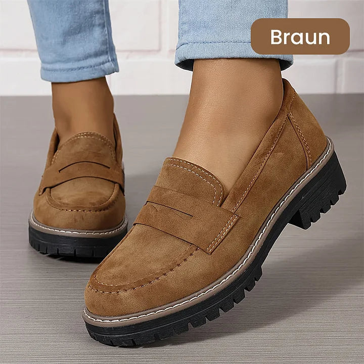 Patogūs moteriški rudeniniai mokasinai