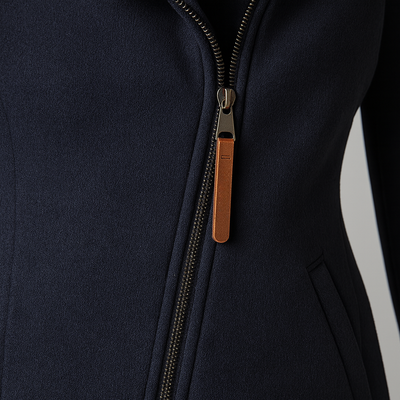 Simas – Asimetriška žieminė striukė su užtrauktuku