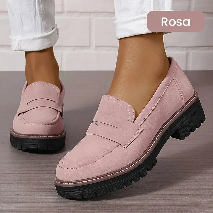 Patogūs moteriški rudeniniai mokasinai