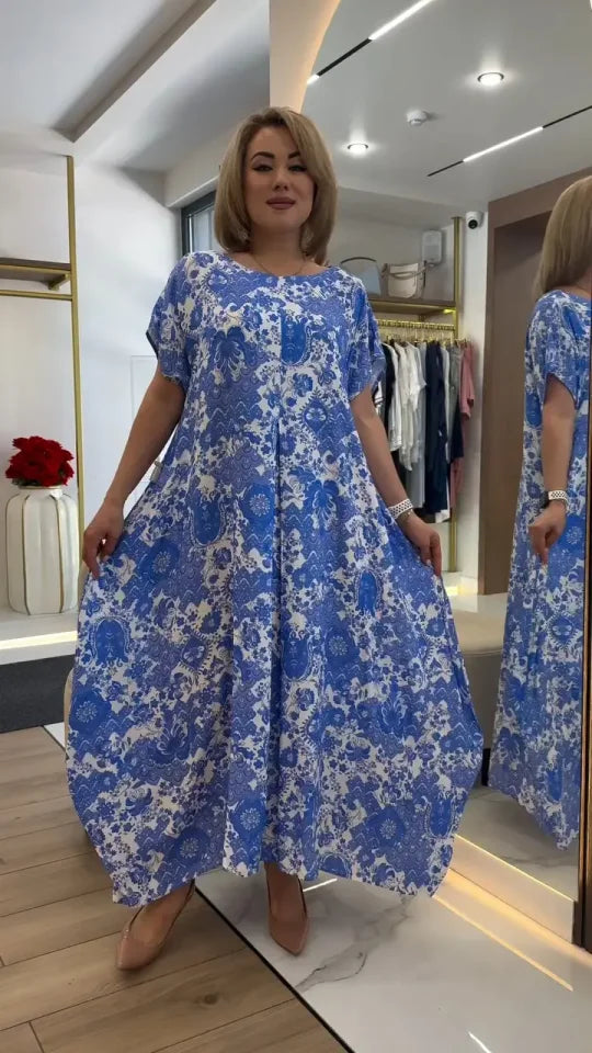 Nauja patogi ir madinga mėlyna suknelė