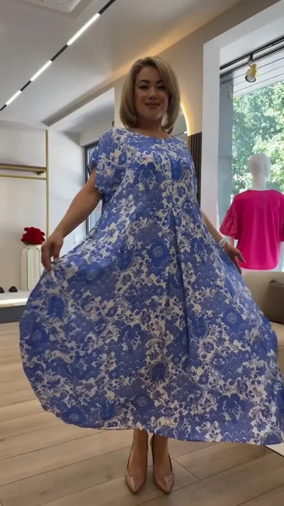 Nauja patogi ir madinga mėlyna suknelė