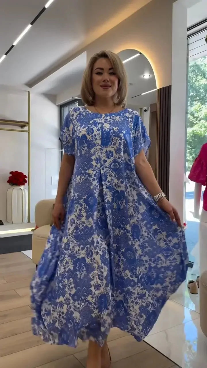 Nauja patogi ir madinga mėlyna suknelė